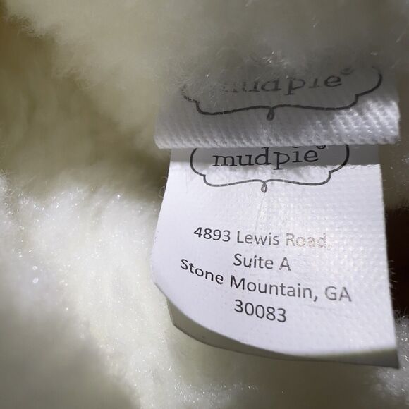 Mud Pie 10” Musical Prayer White Lamb/ Cross Plush Sings “Jesus Loves Me” Easter - Picture 9 of 9